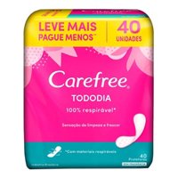 Carefree Todo Dia Sem Perfume 40 Un