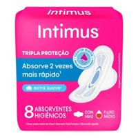 Abs Intimus Gel Normal C/abas 8un